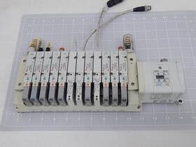 Ss5v2-q3i015 Smc Sv2200-5fu Ex250-spr1 Solenoid Valves With Si Unit T91957