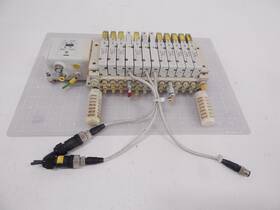 Ss5v2-q3k014 Smc Lot Of 12 Ex250-spr1 Sc2200-5fu Solenoid Valves With Si Unit T911