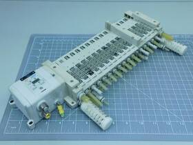 Ss5v2-q3p013 Smc Ex250-spr1 Ex300 Serial Interface Unit With Ss5vv2 Manifold T15