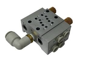 Ss5y3-41-02-c6 Smc Pneumatic Manifold Base Mount