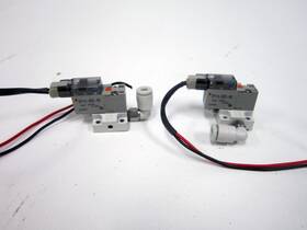 Sy114-6mz-m3 Smc 2x Solenoid Valve With Mount Plate