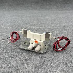 Sy3340-5l0z Smc Manifold Mounted Solenoid Valve 5-port Used