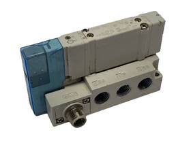 Sy5101-5u1-wo-02n Smc Pneumatic Solenoid Valve 5-port With Base