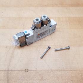 Sy5120-5lz-c6-q Smc Solenoid Valve - Used