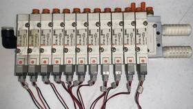 Sy7140-5loz Smc Solenoid Valve With Manifold