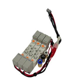 Syj3233-5gr Smc Solenoid Valve Manifold 24vdc Pneumatic 3-station