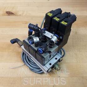 Vf3130-5dz-02 Smc Pneumatic Valve Assembly 21-26vdc Coil 3 - Used