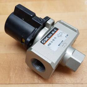 Vhs40-n04-bz Smc Hand Valve 3 Port Lock-out 1/2 Inch Npt 15-150 Psi - Used