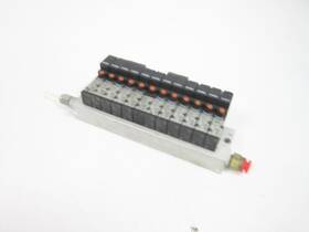 Vj314m Smc 12x Solenoid Valve With Manifold Block