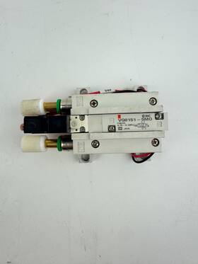 Smc Vq0151-5m0 Solenoid Valve With Manifold Base