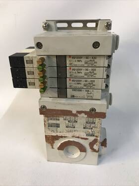 Vq1200y-5c-x22 Smc 3 Vvq1000-10a-1 Solenoid Valve Manifold