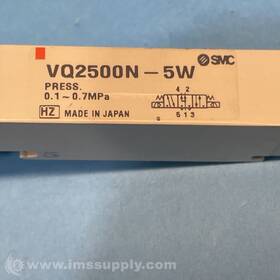Vq2500n-5w Smc Solenoid Valve Usip