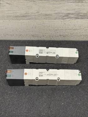 Vq4600-51 Smc Lot Of 2 Solenoid Valve Pre Owned