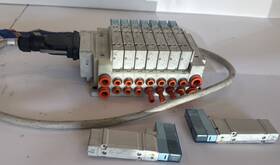 Vv5q11-07n7fu0-n-x50us Smc Pneumatic Manifold 7 Station Port