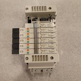 Vv5q11-08-dajj00155 Smc Pneumatic Manifold Base 5 Vq1301y-5 Vvq1000-10a-1