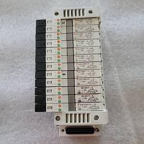 Vv5q11-ulb970147 Smc Pneumatic Manifold Base Vq1301y-5 Vq1200y-5-x35 Solenoids