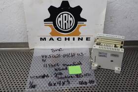 Vv5q21-04c6fu3-n Smc 4-port Manifold Block Used With Warranty See All Pictures