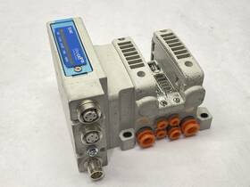 Vv5qc11-02n7sda-s Smc Ethercat Pneumatic Manifold 2-station