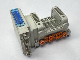 Vv5qc11-05c45da-d0s Smc Pneumatic Manifold Base 5-station Ex260-sec1 Ethercat