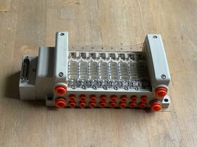 Vv5qc21-08bn7fd3-n Smc Vv5qc21-08bn7fd Pneumatic Valve Manifold 8 Port