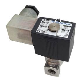 Vx2230l-02 Smc Solenoid Valve 2-way 1/4in Npt 0.75mpa/0.6mpa 110/120vac Coil