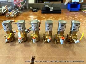 Vxa3114-01n-b Smc 6 Used Vx3 3-way Media Vacuum Valves Free Shipping