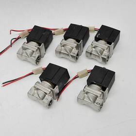 Vxz2230j-x53 Smc Lot Of 5 Solenoid Air Valves 24vdc Coil Stainless Steel