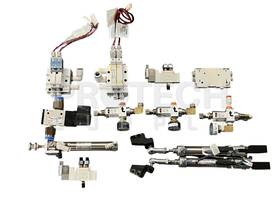 Smc Vz512-5loz-01 Lot Of 12 Misc Components Solenoid Valve / Pneumatic Cylinder Regulator