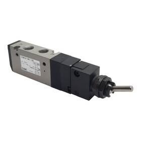 Vzm450-n01-08 Smc Pneumatic Valve Toggle Lever 5/2-way 1/8in Npt 0.15-1mpa