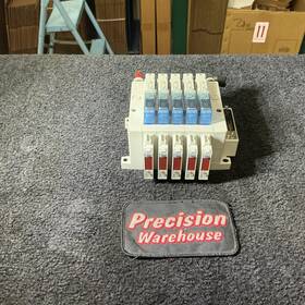 Zk2c07k5cca-07 Smc Zx2c07k5cca-07 Manifold Assembly With 4 Vacuum Generators Zk2-zseb-a
