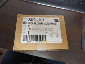 2329-007 Spears 3/4 Inch Schedule 80 Pvc True Union Ball Valve