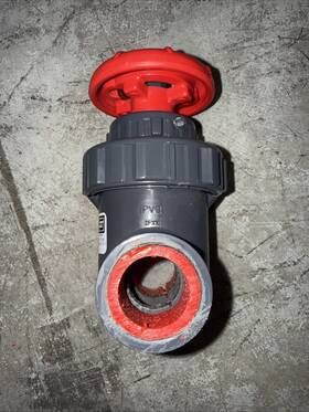Sp2012-010 Spears 2012-010 Pvc Gate Valve 1 Inch Socket Non-rising Stem Buna-n O-ring Used
