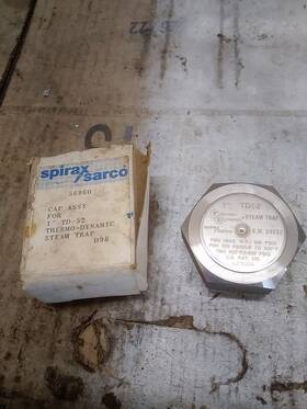 Td-52 Spirax Sarco 56960 Cap Assembly For 1 In Thermo-dynamic Steam Trap