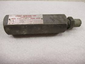 A-300 Sprague S-214 Engineering Gauge Saver 10 000 Psi Aerospace Vintage