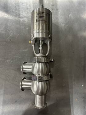 Spx Flow Waukesha Cherry-burrell W6200018 Cherry-burrell Pneumatic Actuator And Butterfly Valve