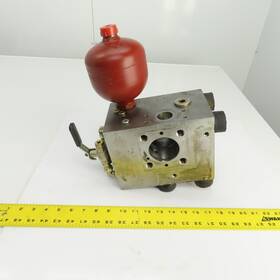 68f2 St-kone1stus 8 Port Steel Hydraulic Manifold 1-3/16x1-3/8 Inch Ports With Booster