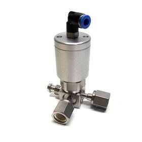 6lvv-dpc233p-c Swagelok High-flow 3-port 1/4 Inch Vcr Diapraghm Sealed Uhp Valve