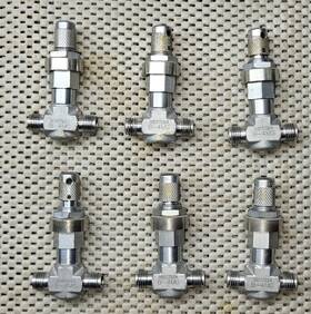 B-4mg Swagelok Lot Of 6 Brass Medium Flow Metering Valves 1/4 Inch Tube Fittings