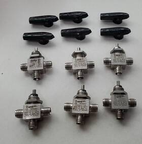Ss-42xts4 Swagelok Lot 6 316 Ball Valves 1/4 Inch Tube 2500 Psi W Handles