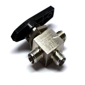 Ss-43gxs8mm-1466 Swagelok 3-way Ss Ball Valve 0.80cv 8mm Tube Fitting 40g Series
