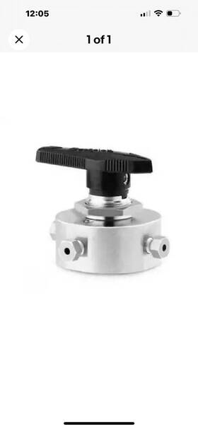 Ss-43yfs2-049 Swagelok Ss 1-piece 40 Series 4-way Ball Valve Fnsp