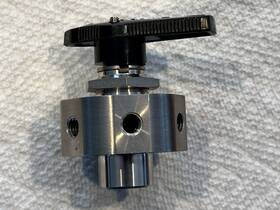 Ss-43z6fs2 Swagelok Ss 1-piece 40 Series 7-way Ball Valve