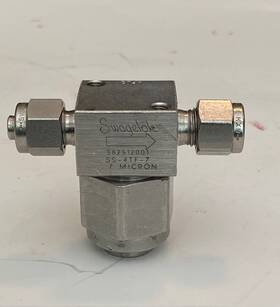 Ss-4tf-7 Swagelok Ss Tee-type Particulate Filter 1/8 Inch Tube Fitting 7 Micron N