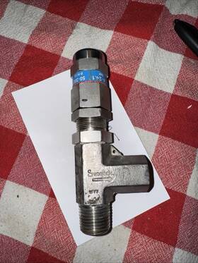 Ss-r4m8f8 Swagelok Stainless Steel High Pressure Proportional Relief Valve 1/2 Inch