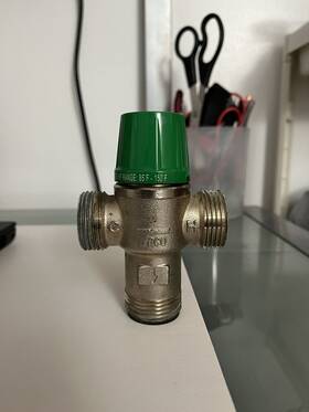 5002-h3 Taco Mixing Valve 1/2 Inch 85-150 F Lead Free New With Gauge Read Descriptio