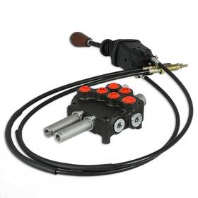 Taishi 630282909809 Cable Remote Control Valve Kit Hydraulic Flow With 2 Spool Val