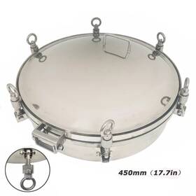 020080 Techtongda Pressure Circular Manhole Cover Tank Round Manway Door 17.7in -used