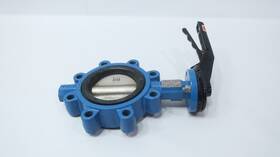 Vpb-4648 Tecofi Vpb 4648 Manual Iron Lugged Butterfly Valve 4in 100