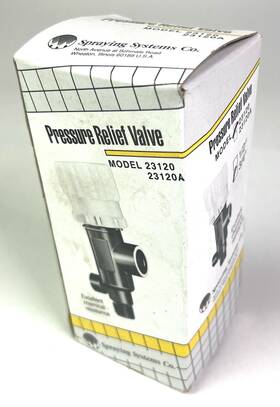 23120-3 Teejet 23120-3/4-pp Pressure Relief Valve Polypropylene 3/4 Inch Connections