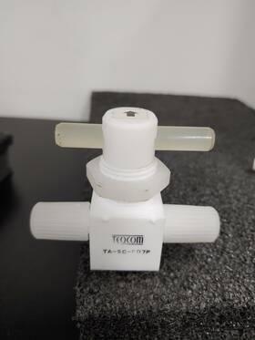 Ta-sc-507p Teqcom Ta Series Teflon Stopcock Valve